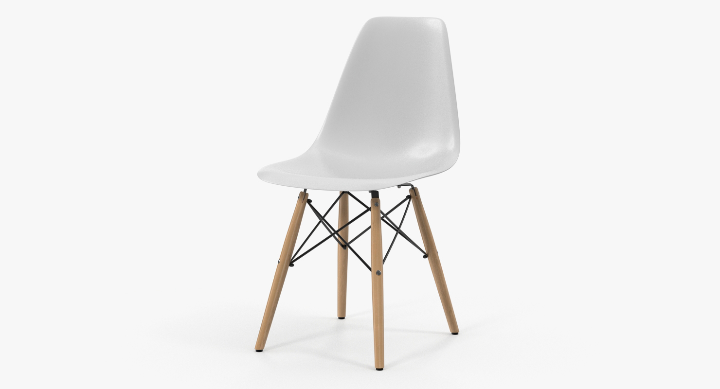 Eames Style Modern Chair 3D model