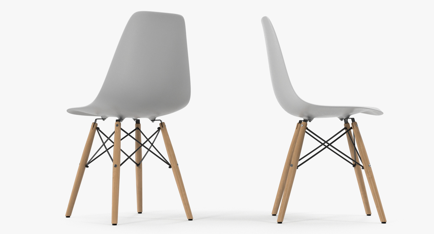 Eames Style Modern Chair 3D model