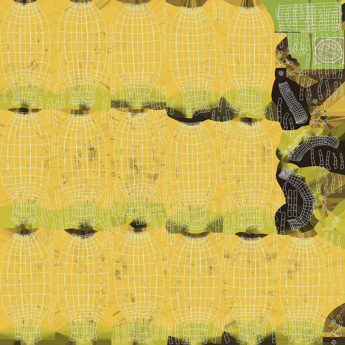 3D Banana Tree with Ripe Yellow Banana Cluster model