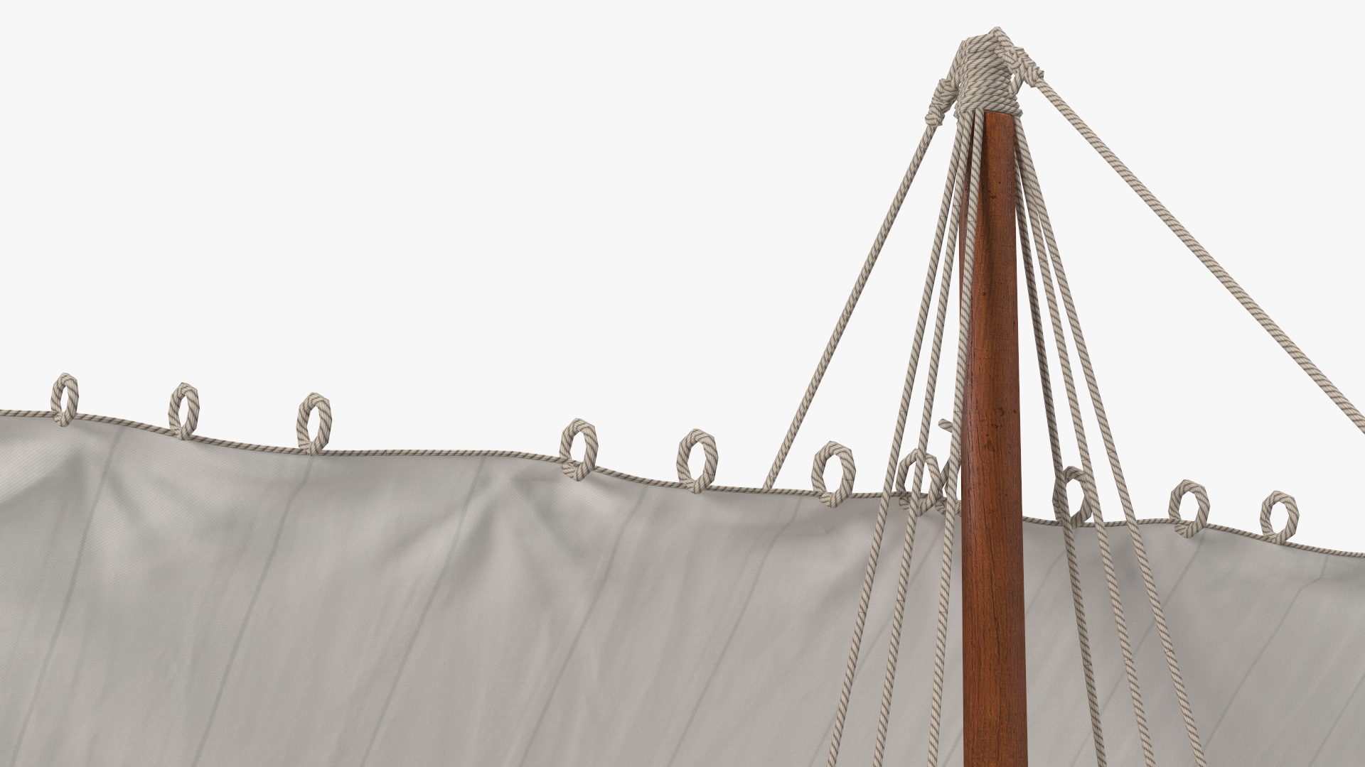 3D Longship Sail model