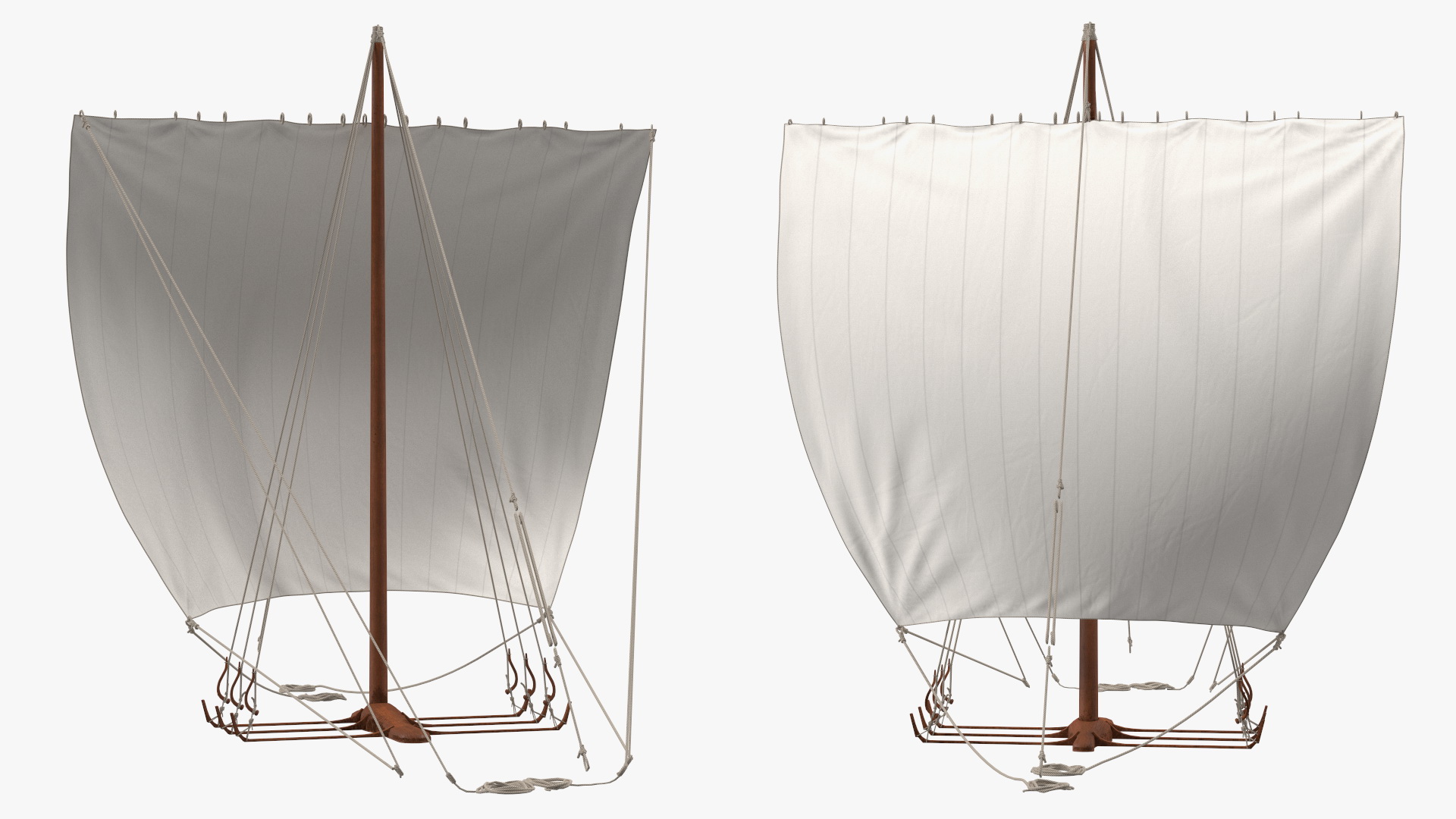 3D Longship Sail model