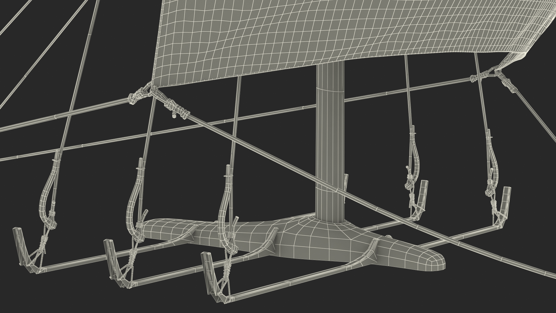3D Longship Sail model