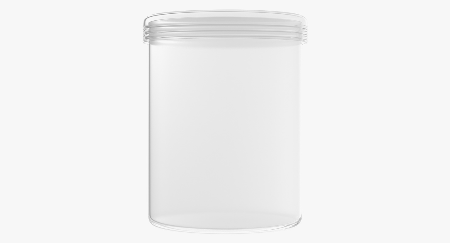 3D Plastic Round Box with Cap