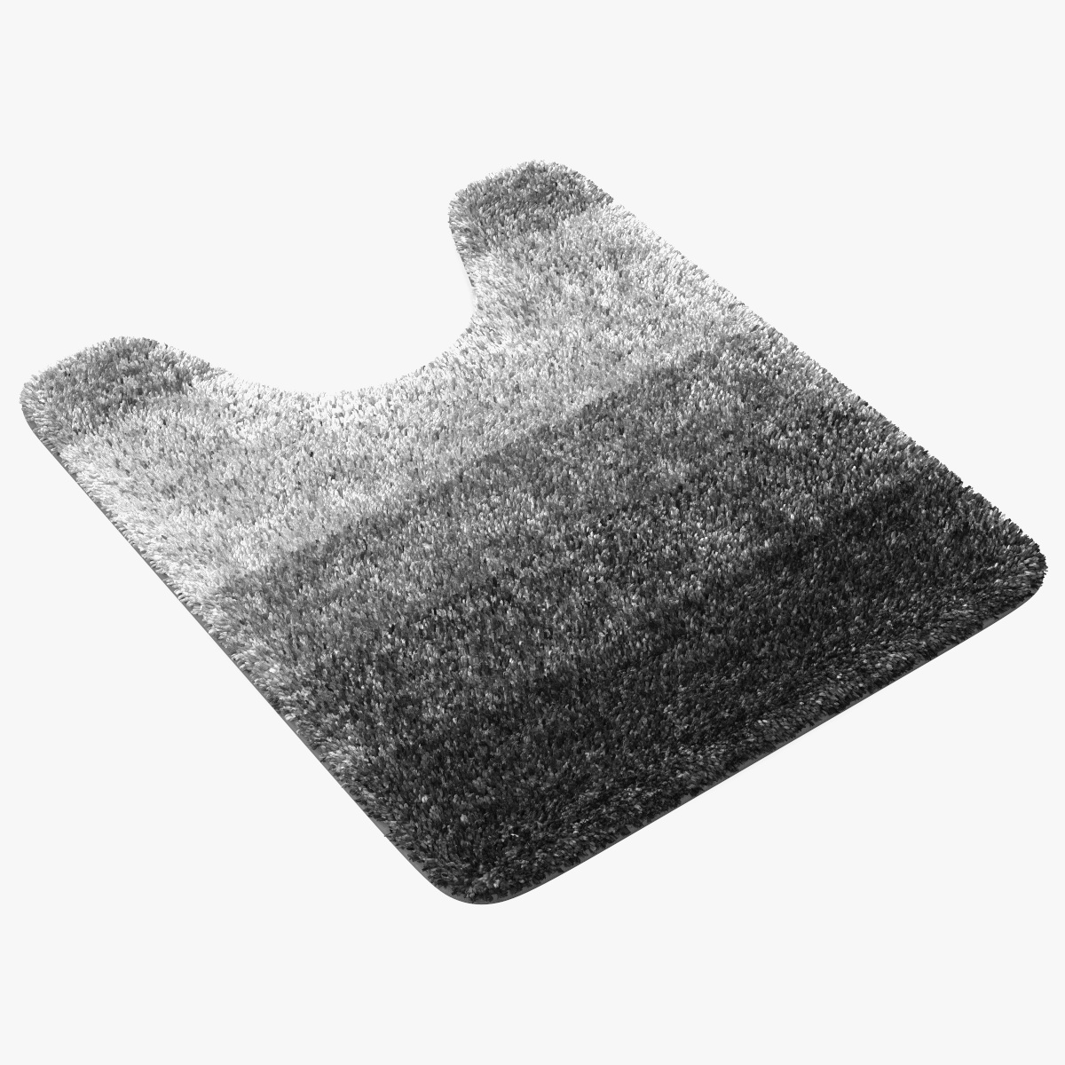 Bathroom Contour Rug Fur, view 12