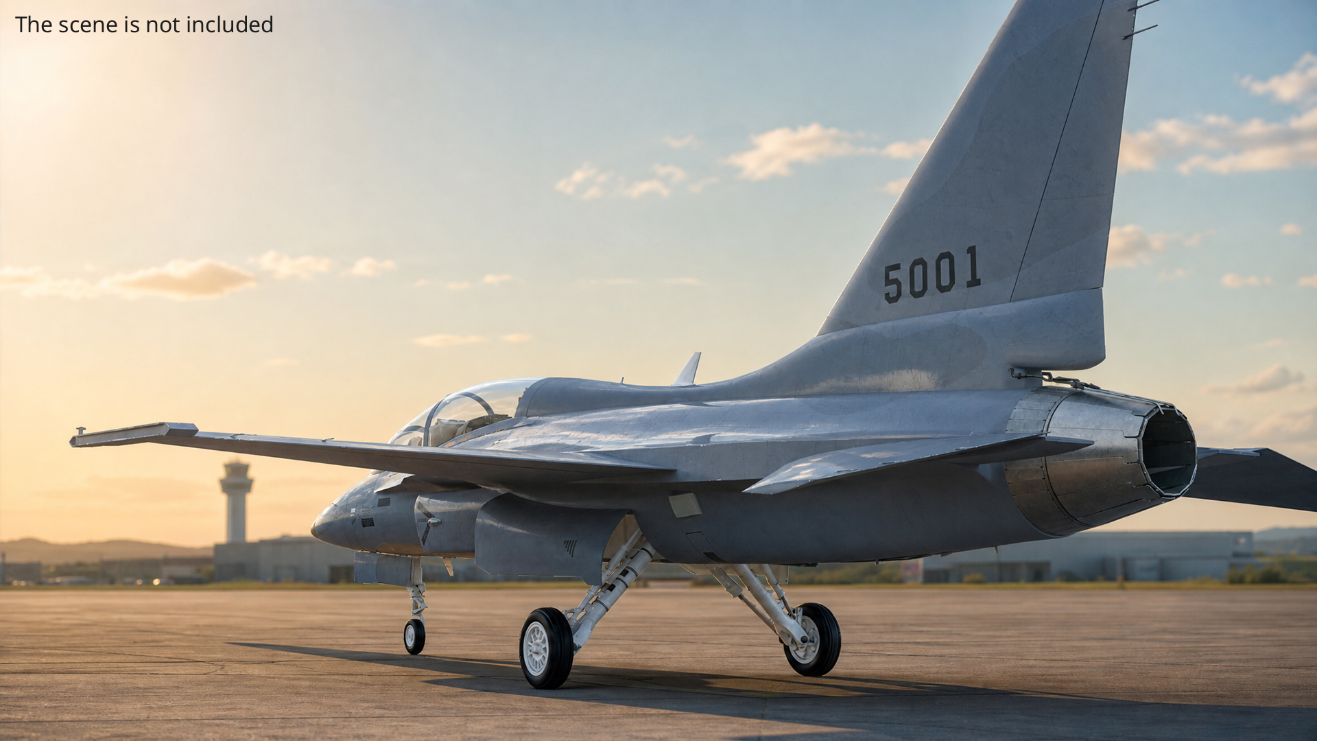 Tactical Fighter Aircraft Simplified - view 4