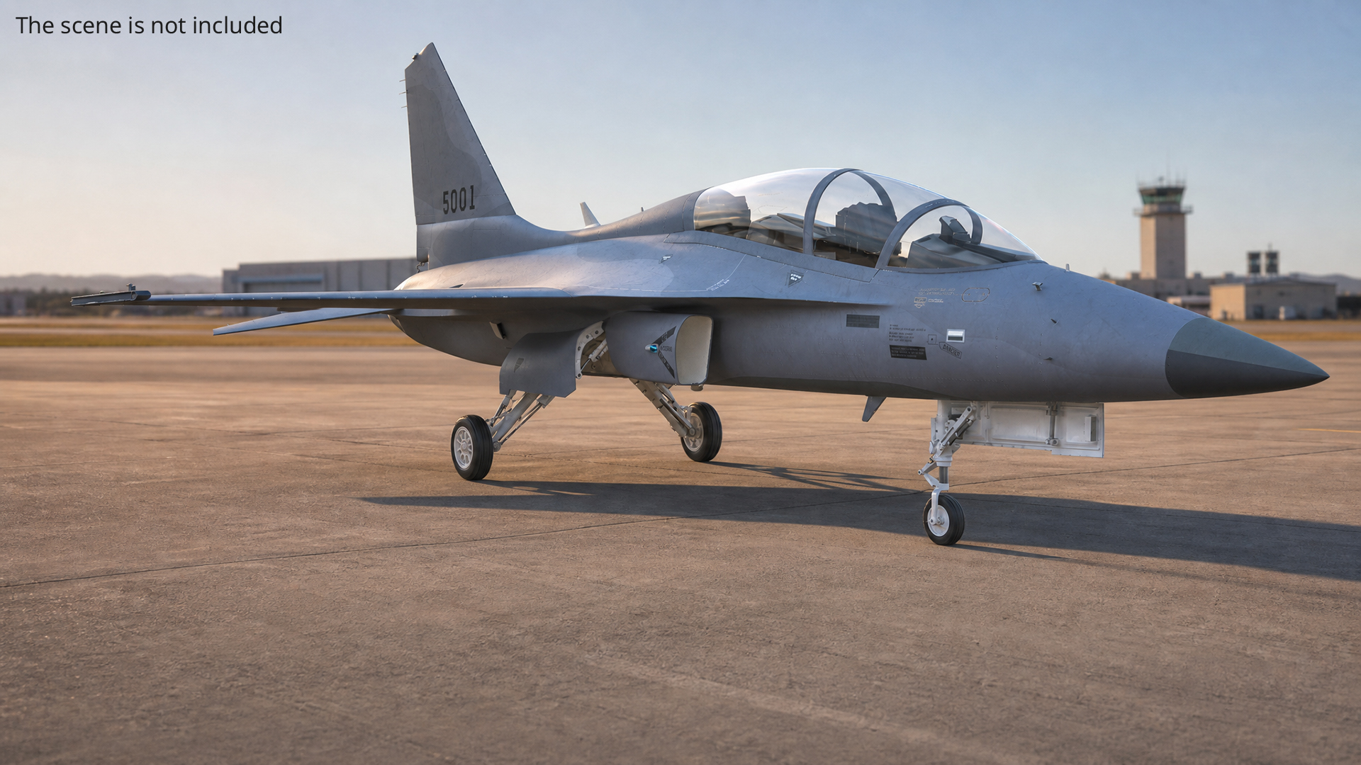 Tactical Fighter Aircraft Simplified - view 3