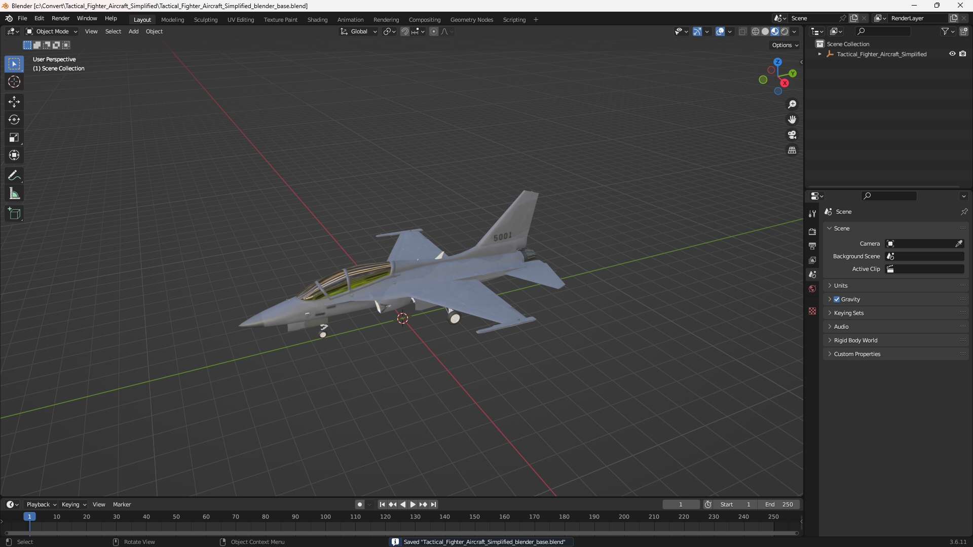Tactical Fighter Aircraft Simplified - view 10