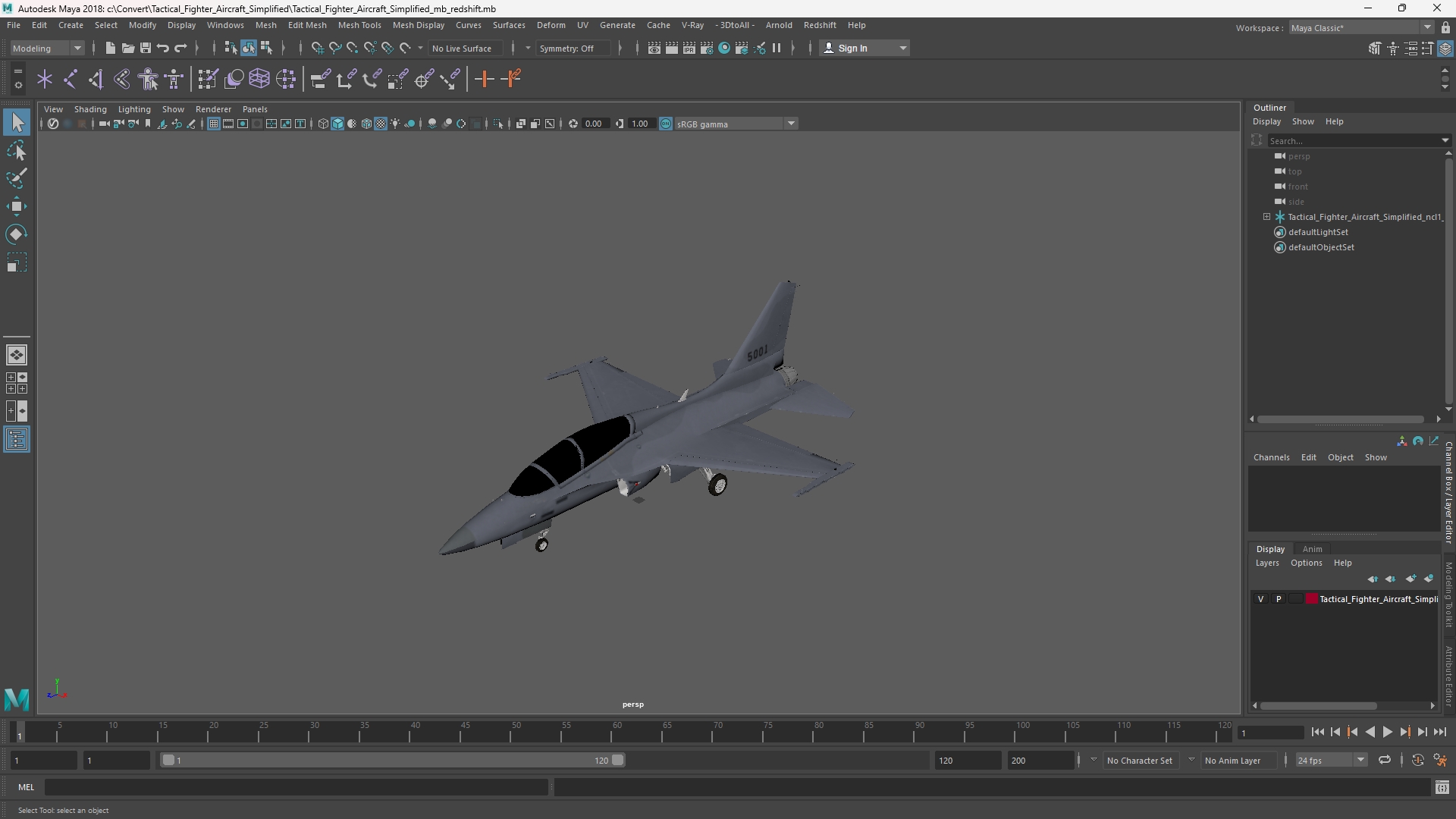 Tactical Fighter Aircraft Simplified - view 11