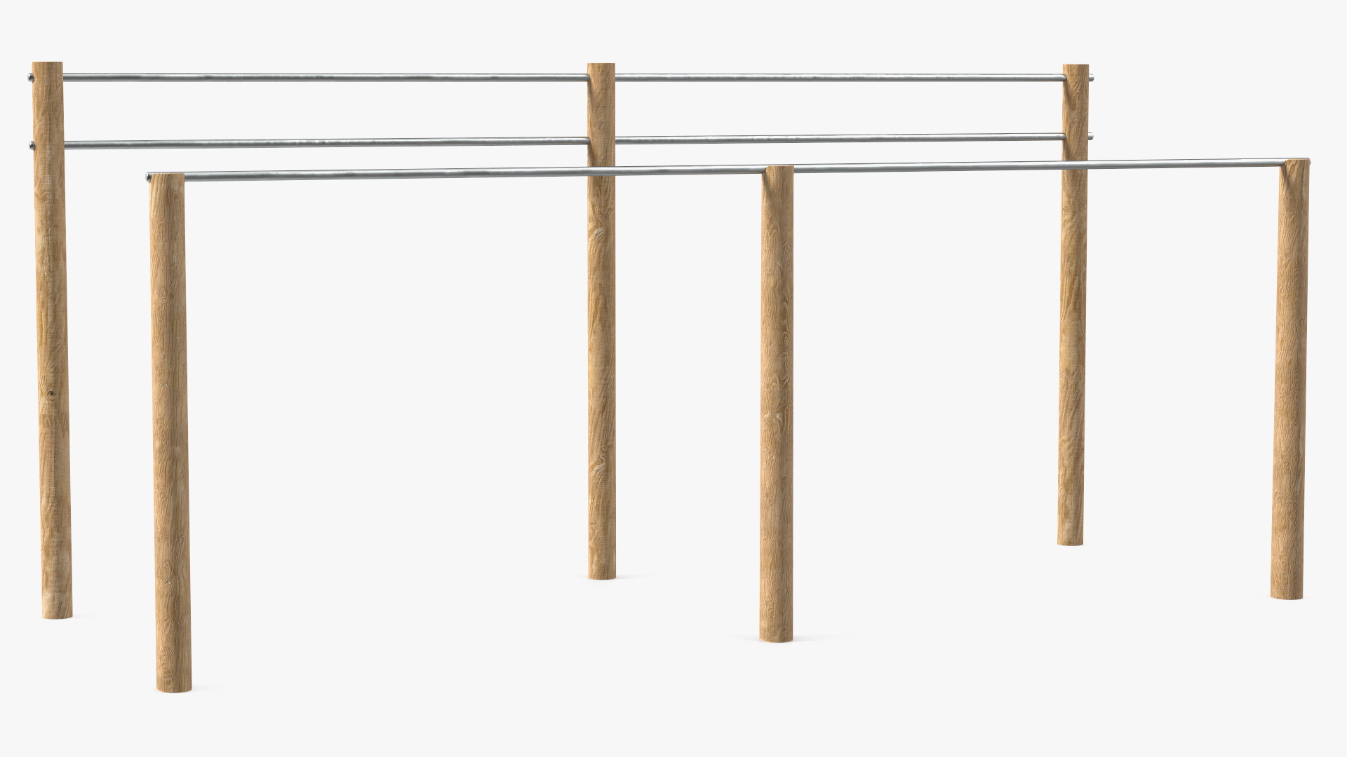 3D Outdoor Wooden Sports Crossbars