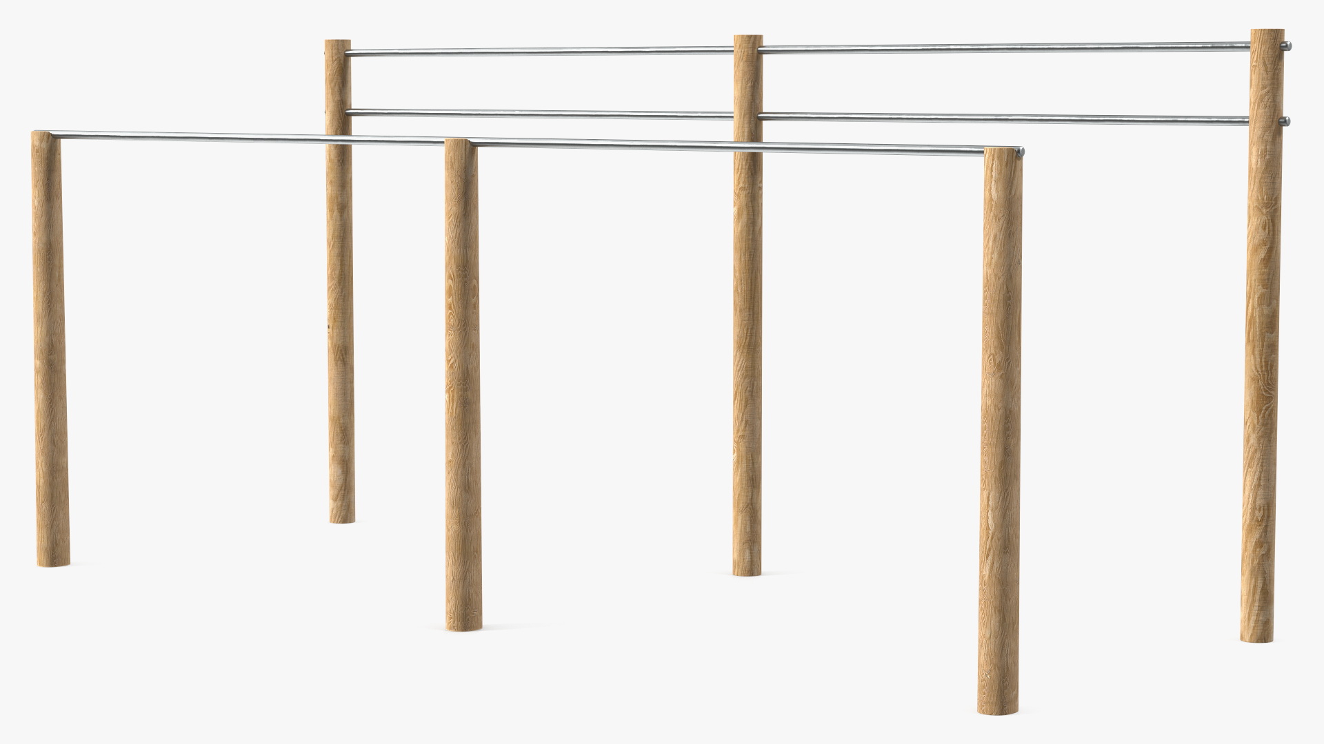 3D Outdoor Wooden Sports Crossbars