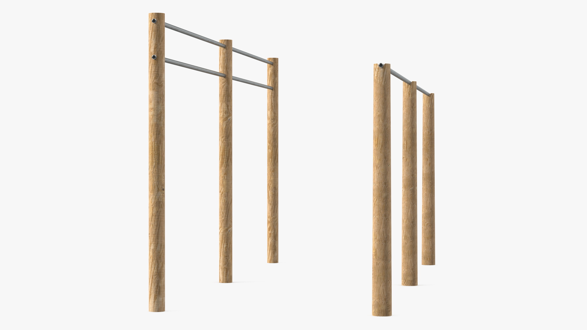 3D Outdoor Wooden Sports Crossbars