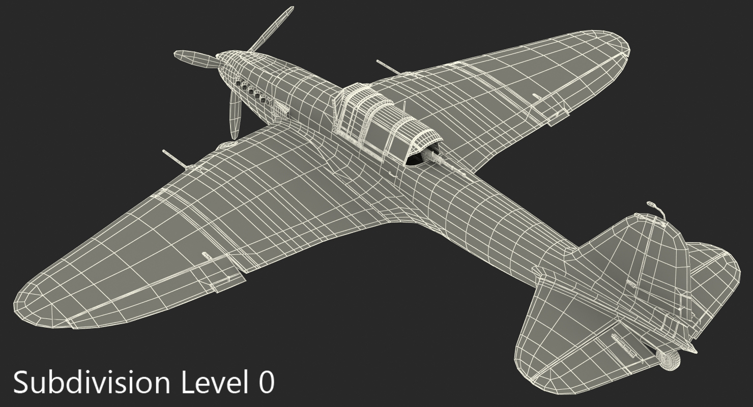 3D Ilyushin Il 2 WWII Soviet Attack Aircraft