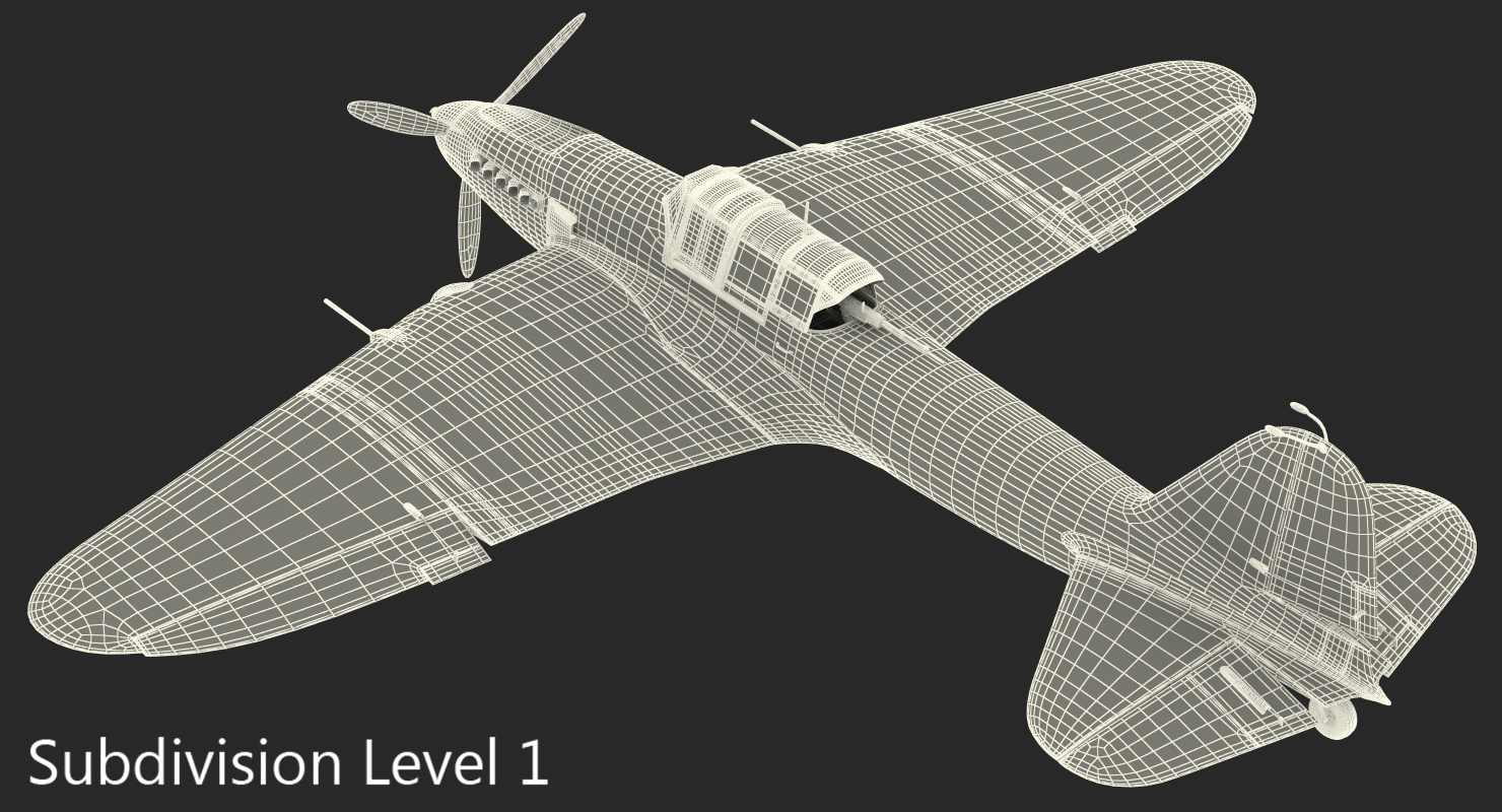 3D Ilyushin Il 2 WWII Soviet Attack Aircraft