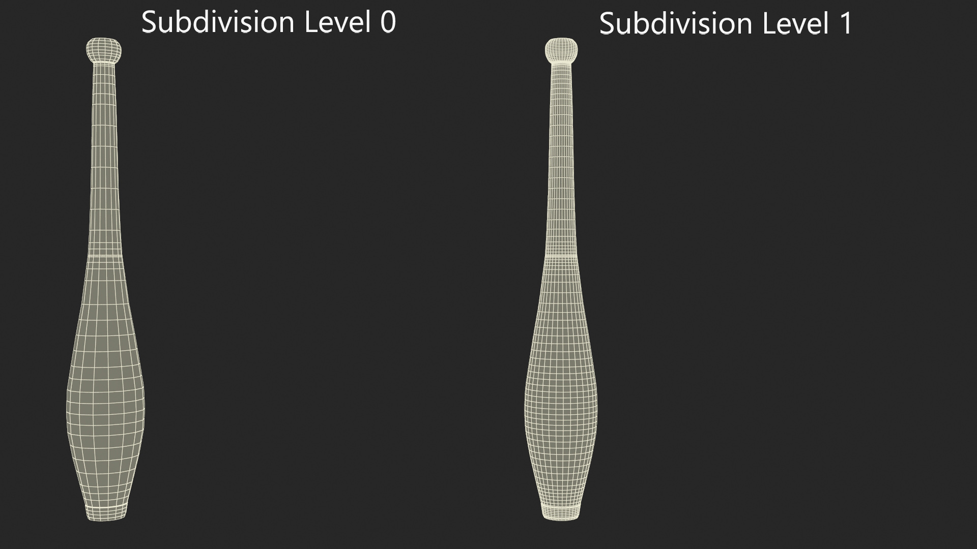 Juggling Quille Orange 3D
