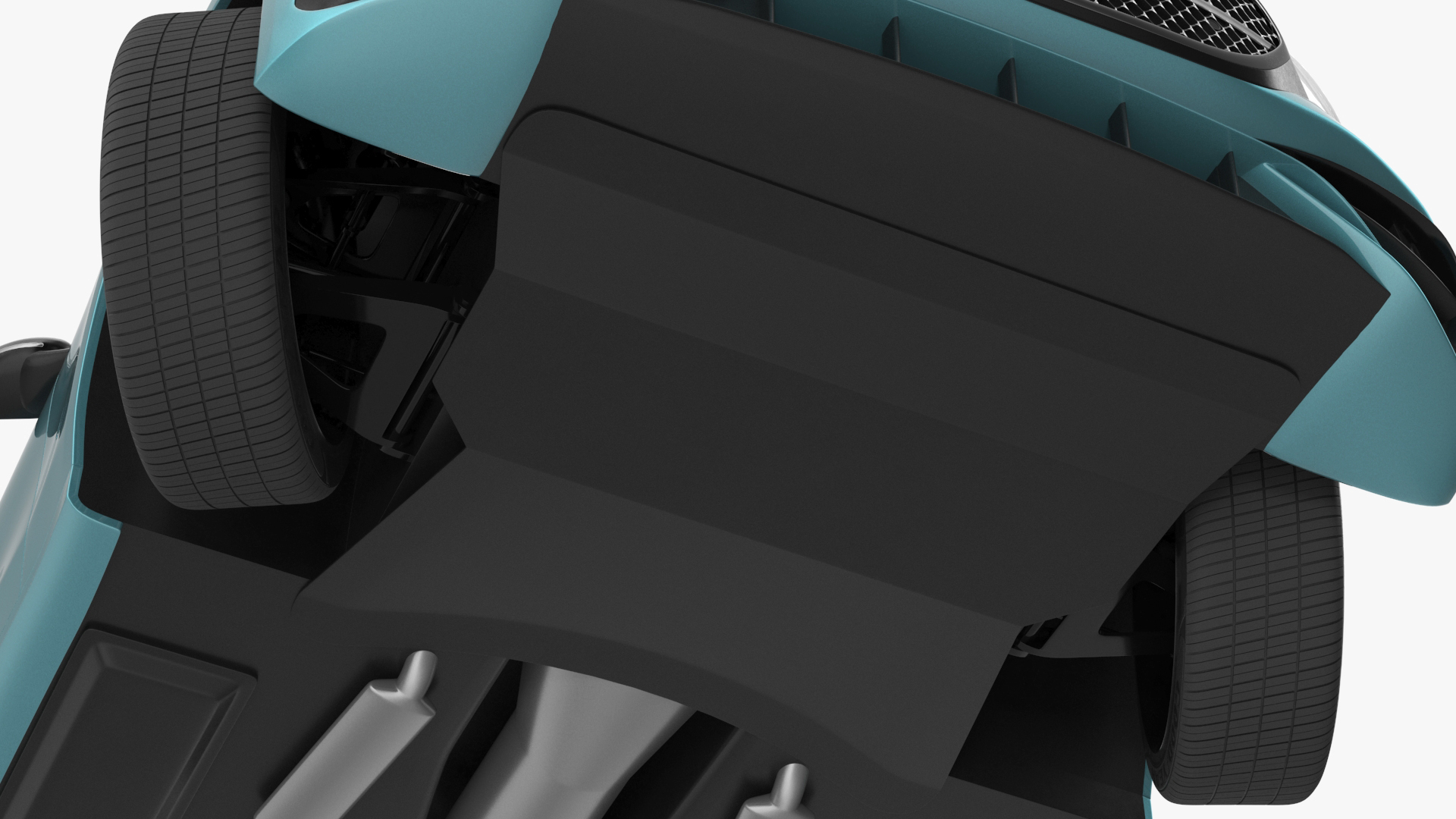 3D Next Gen Mercedes E-Class 2023 Blue Rigged for Maya