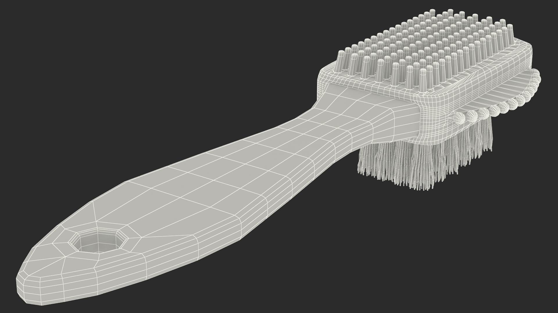 3D Suede and Nubuck 4 Way Boot Brush model