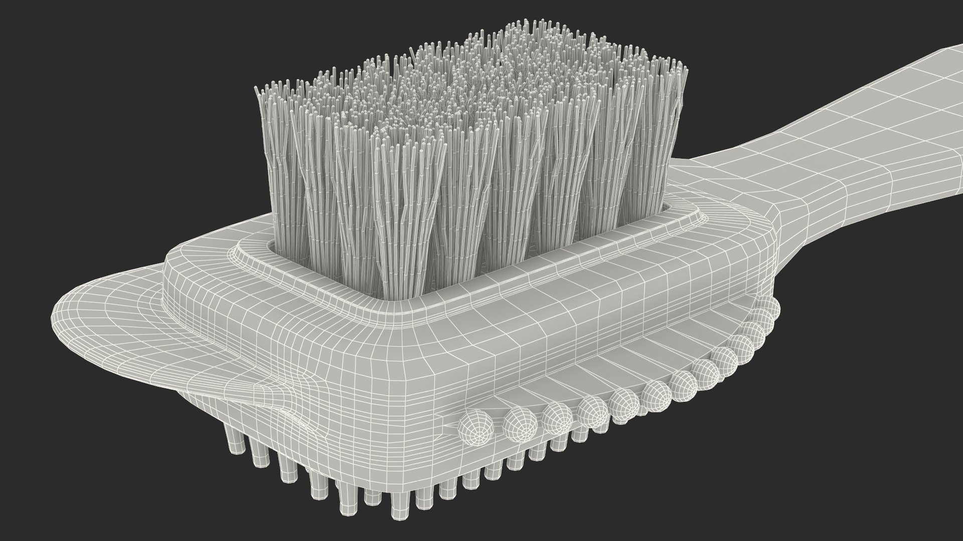 3D Suede and Nubuck 4 Way Boot Brush model