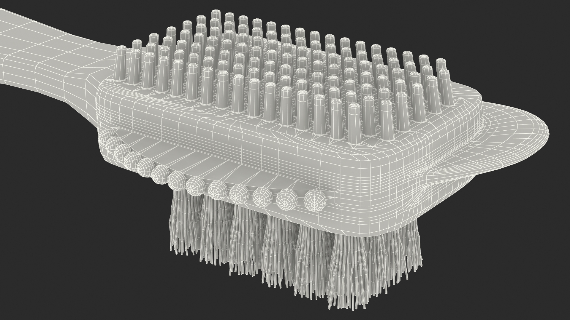 3D Suede and Nubuck 4 Way Boot Brush model