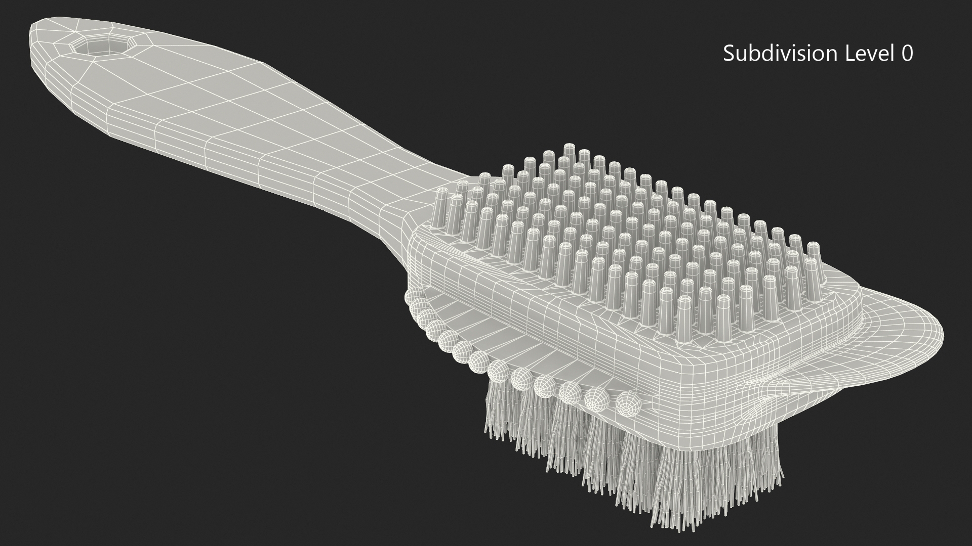 3D Suede and Nubuck 4 Way Boot Brush model