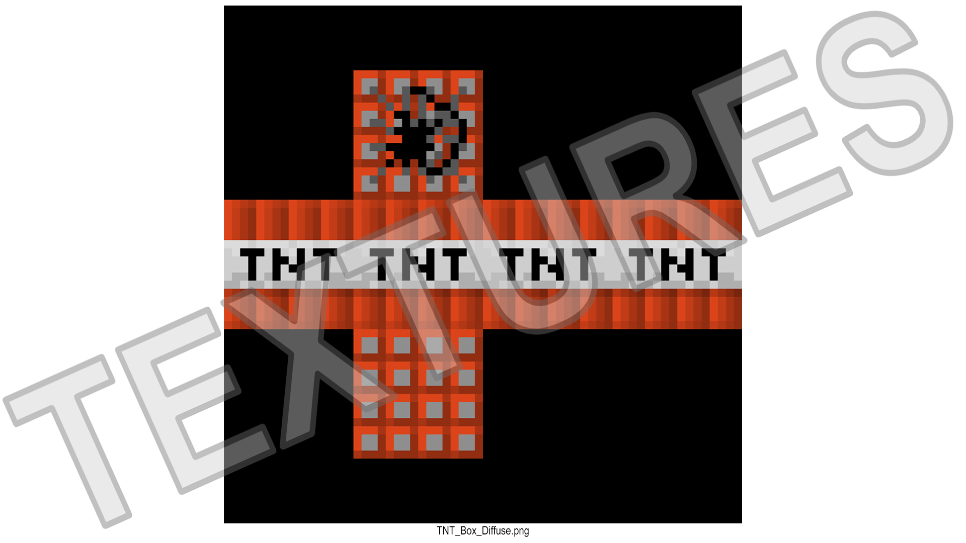 3D model Minecraft Multi TNT Block