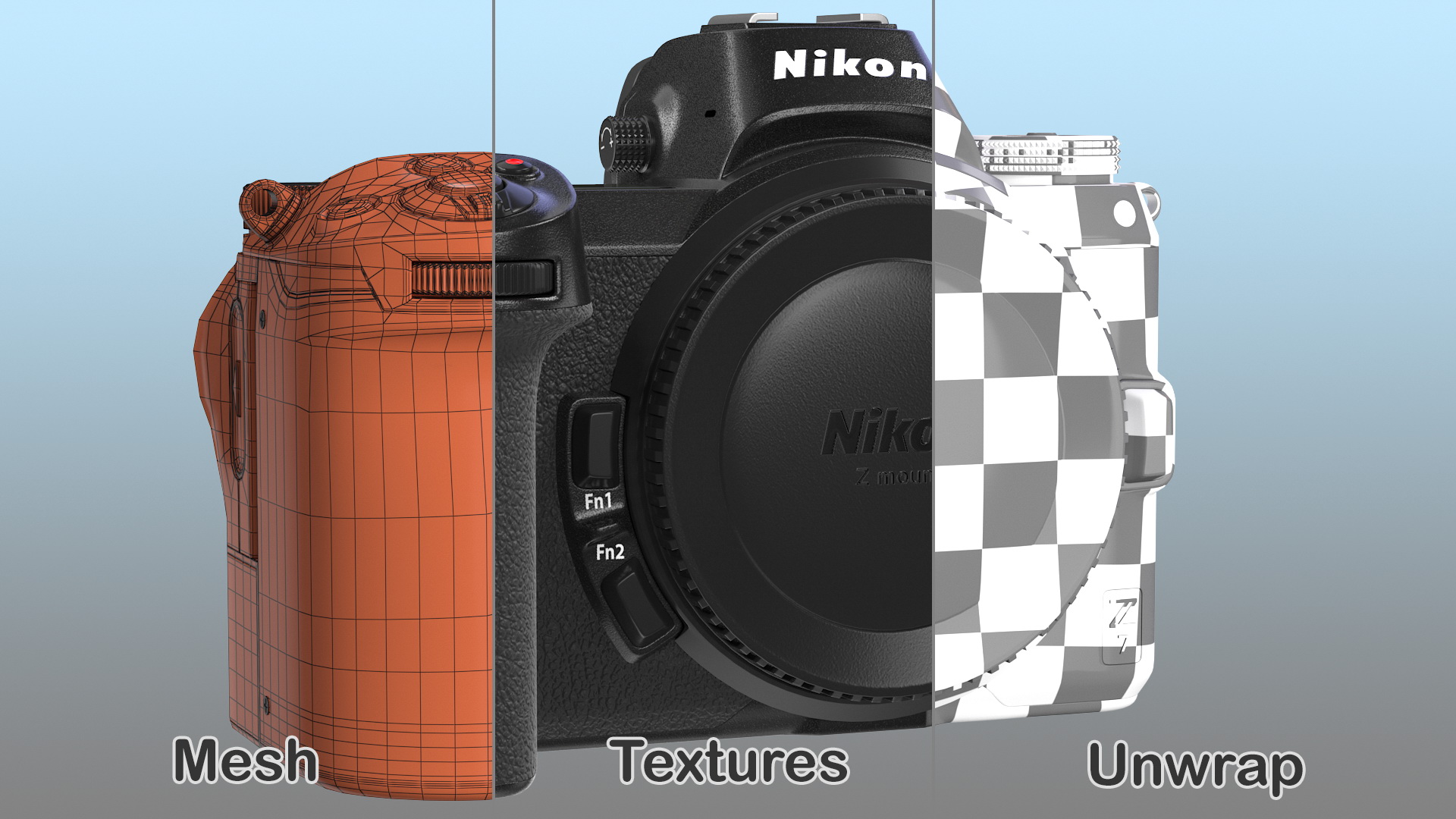 Nikon Z7 Mirrorless Digital Camera Body 3D model