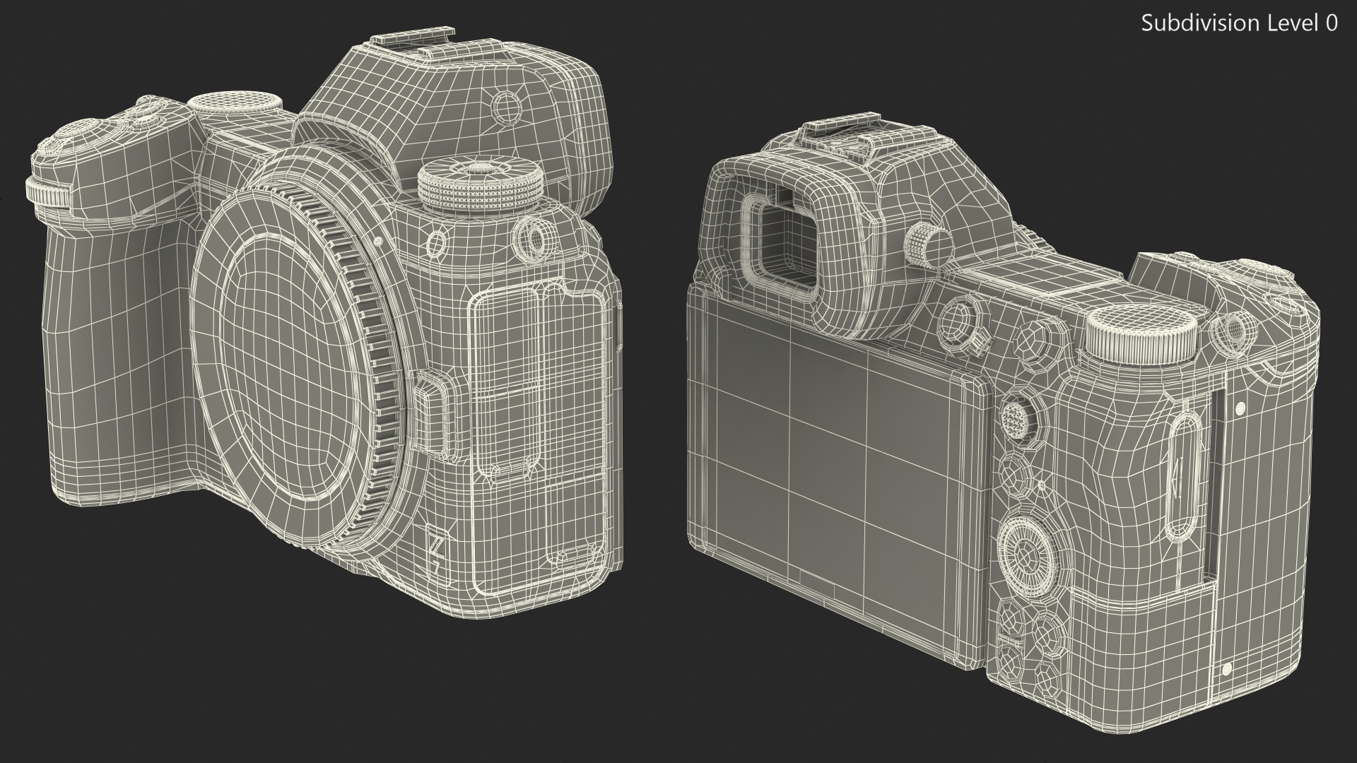 Nikon Z7 Mirrorless Digital Camera Body 3D model