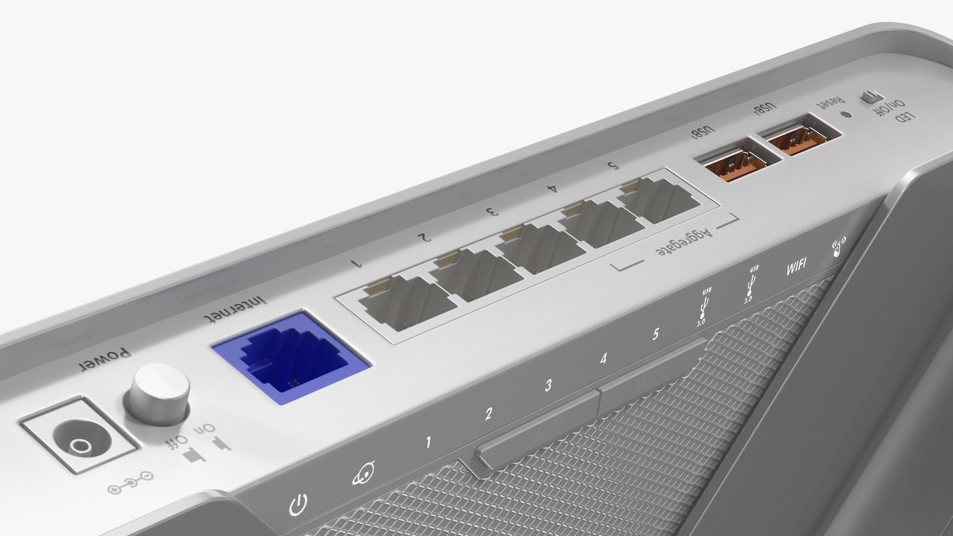 3D Modern Wifi Router model
