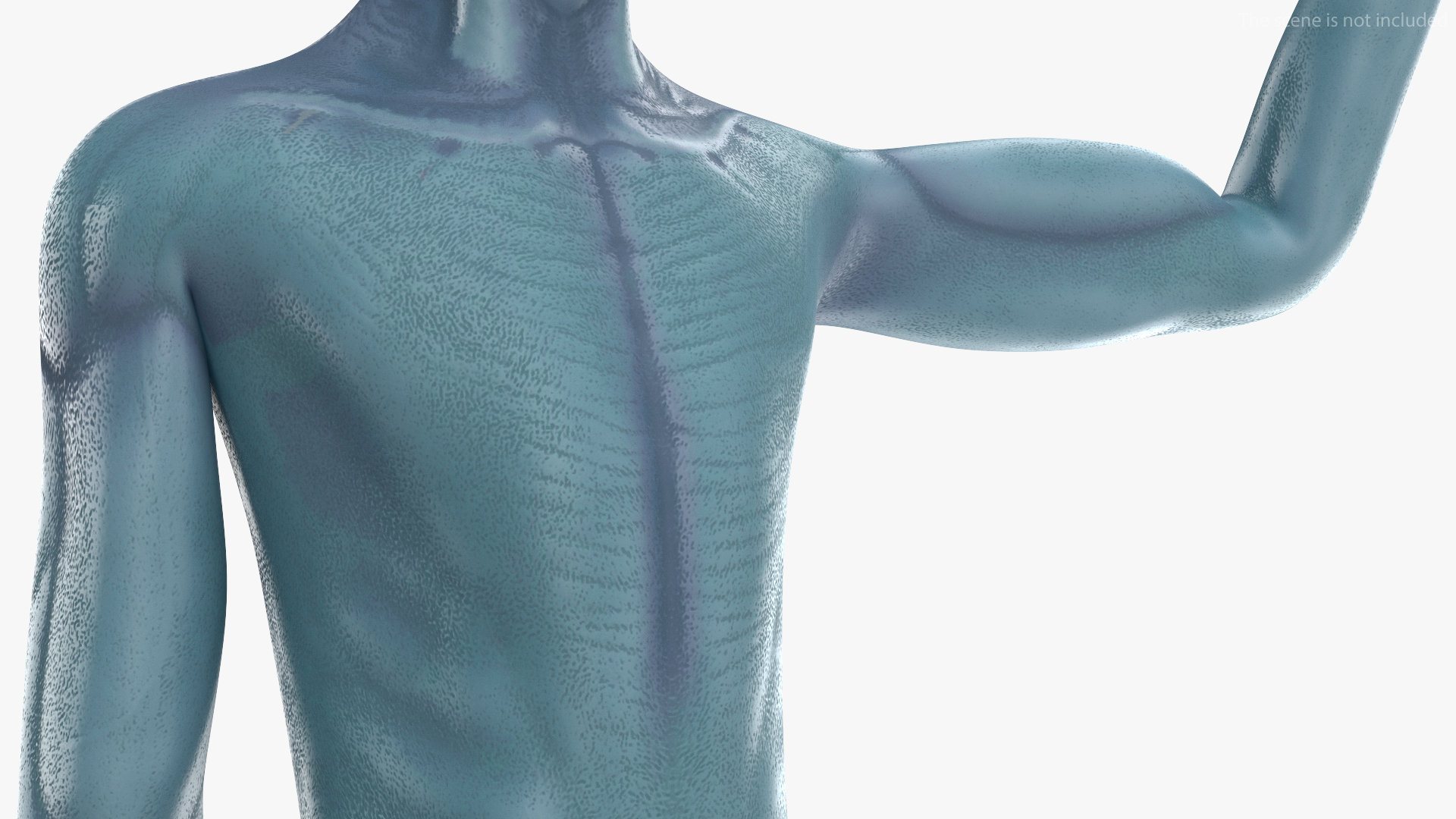 3D Space Alien Greetings Pose