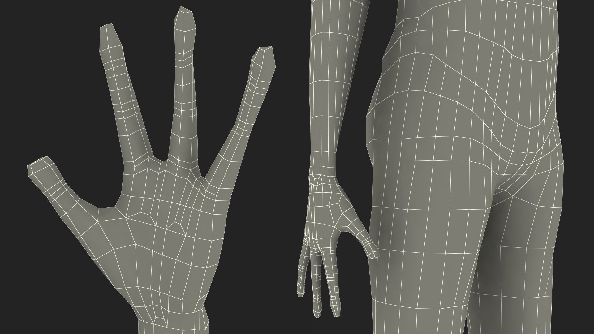 3D Space Alien Greetings Pose