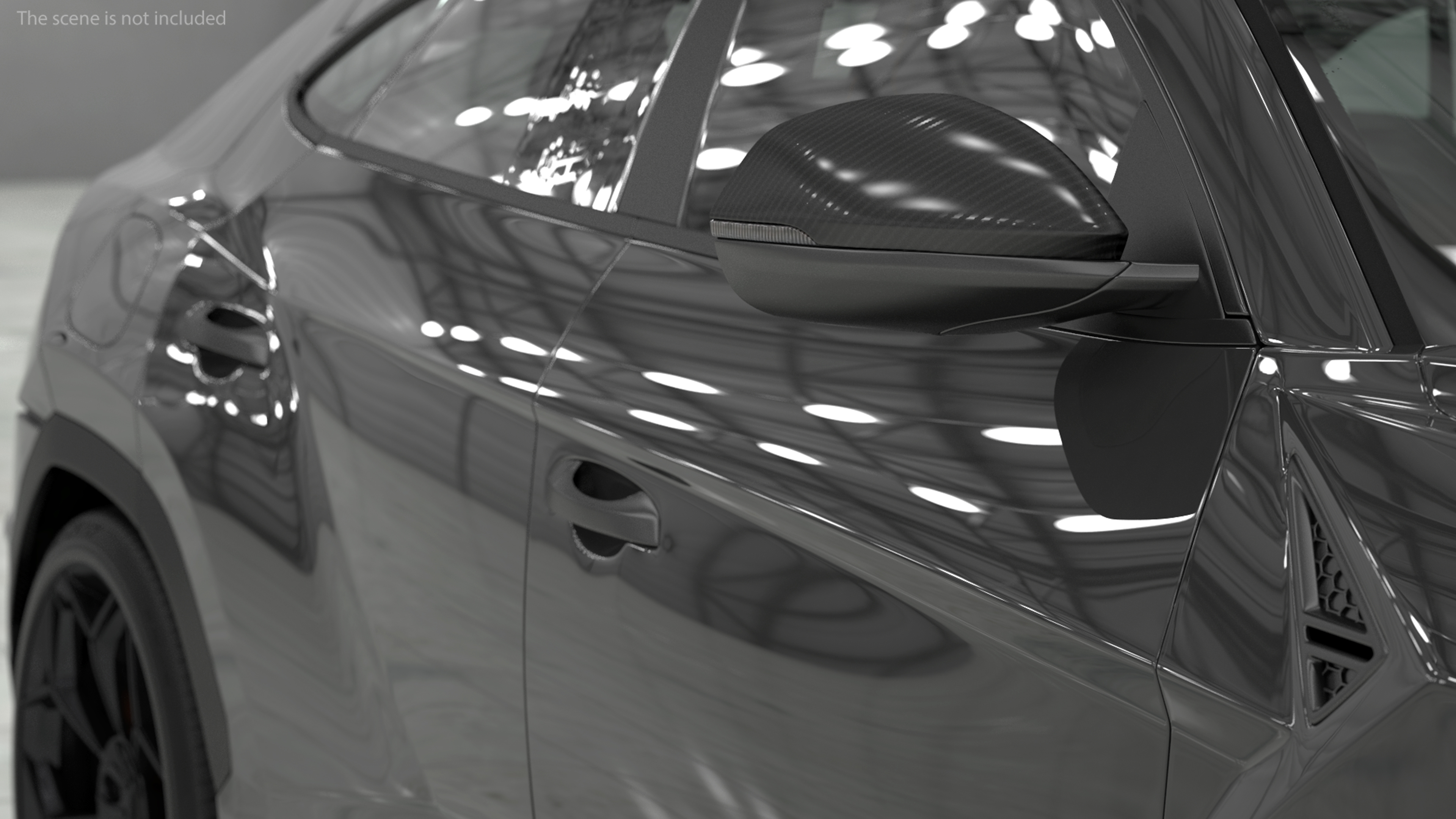 Super Luxury SUV Simple Interior 3D