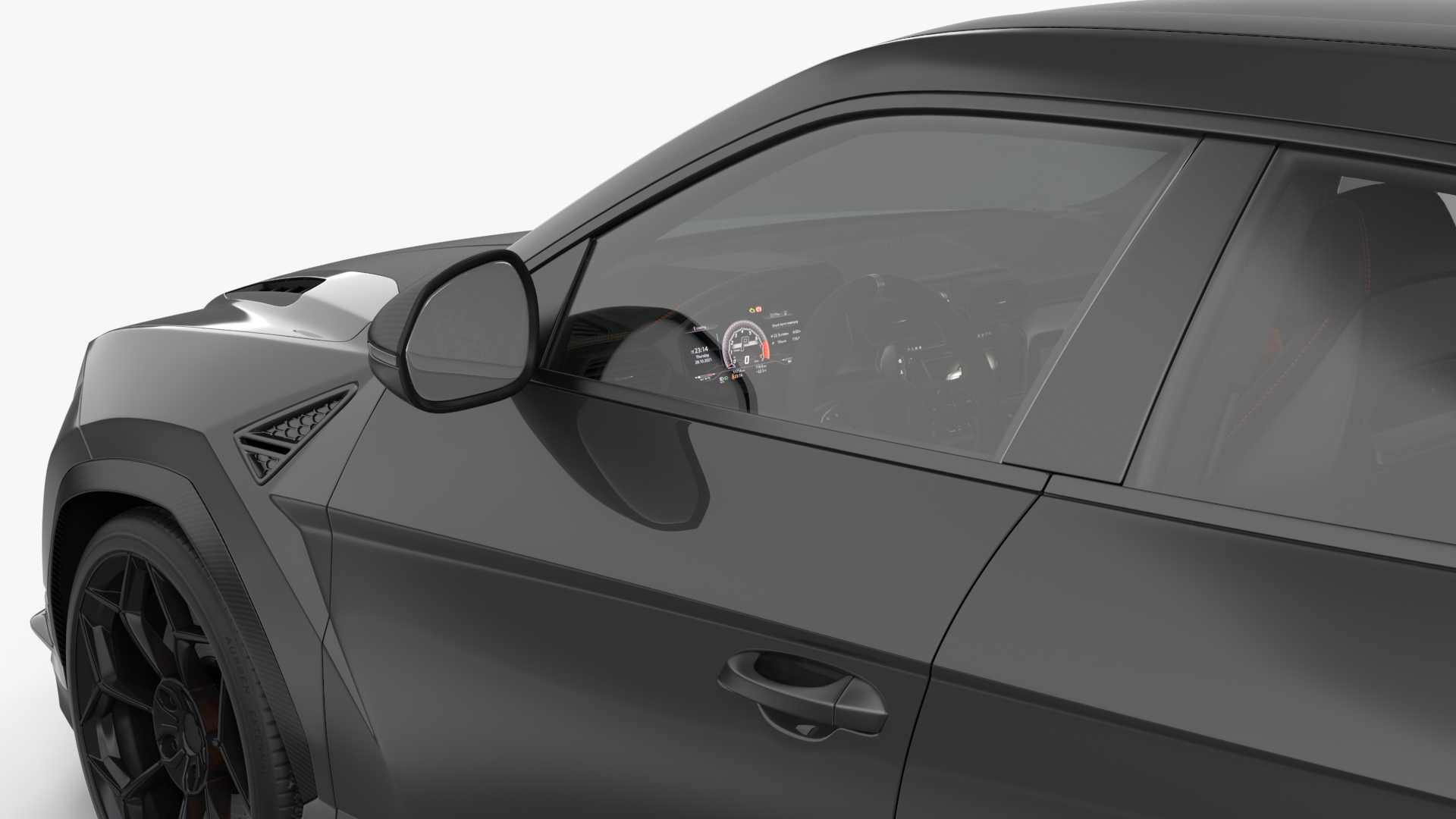 Super Luxury SUV Simple Interior 3D