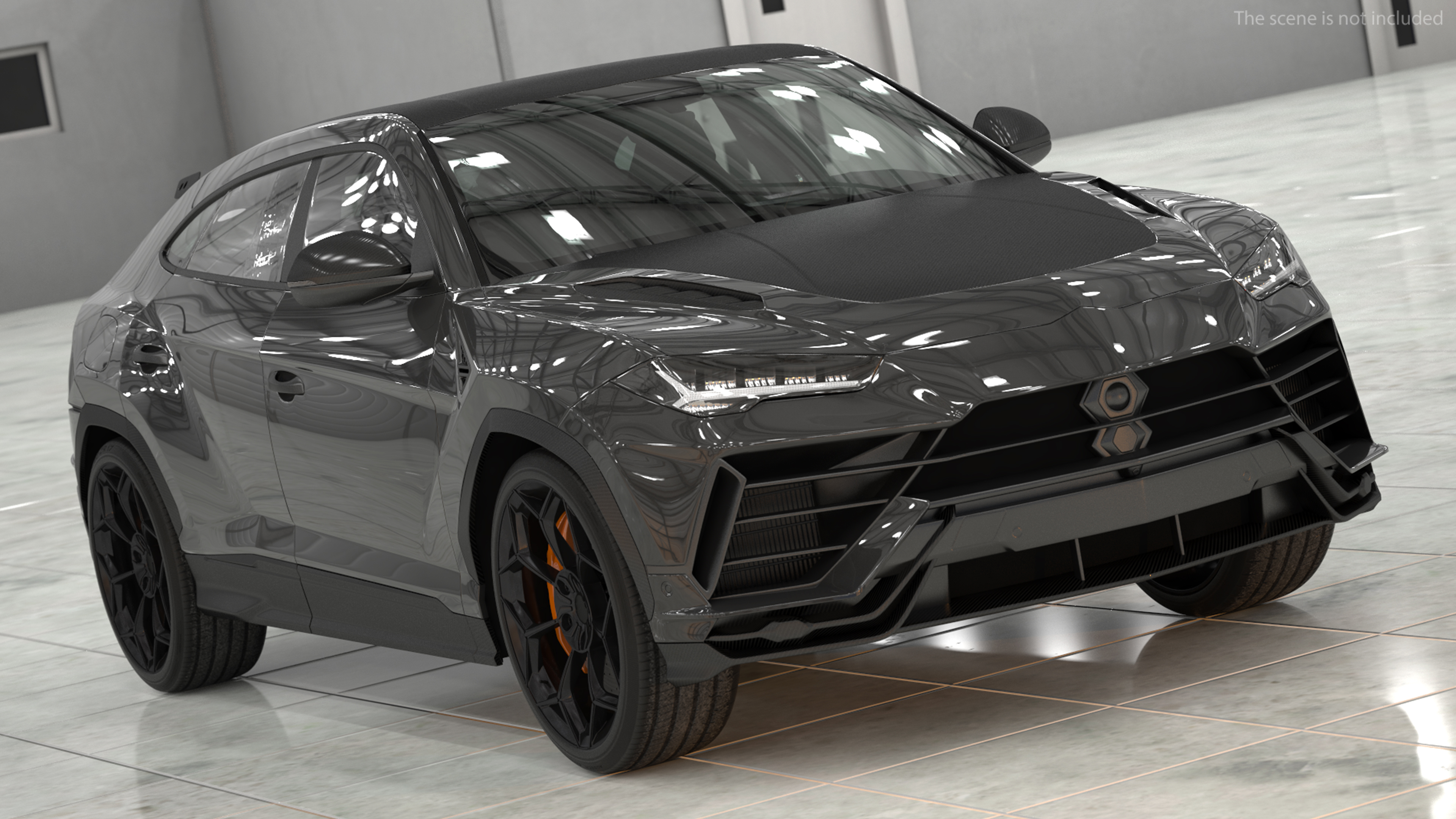 Super Luxury SUV Simple Interior 3D