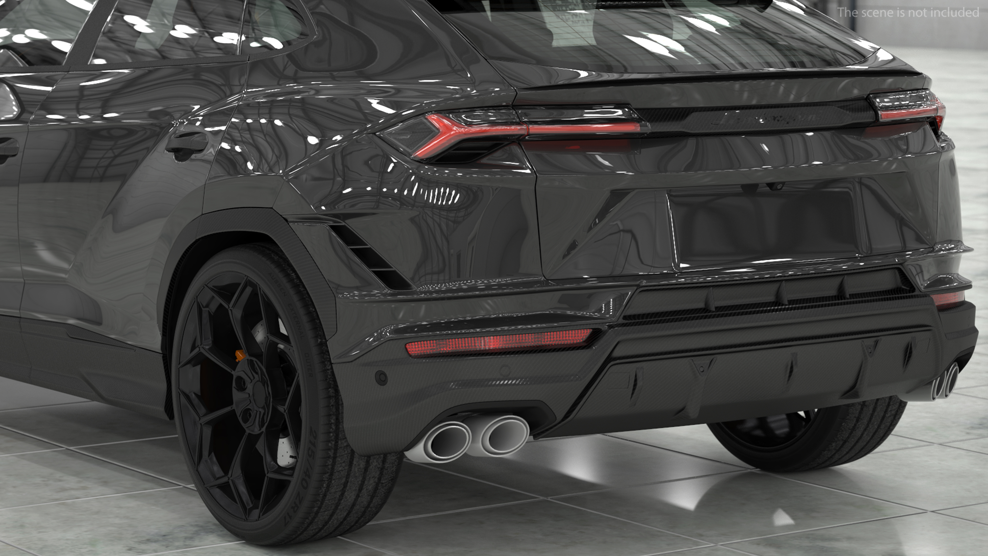 Super Luxury SUV Simple Interior 3D