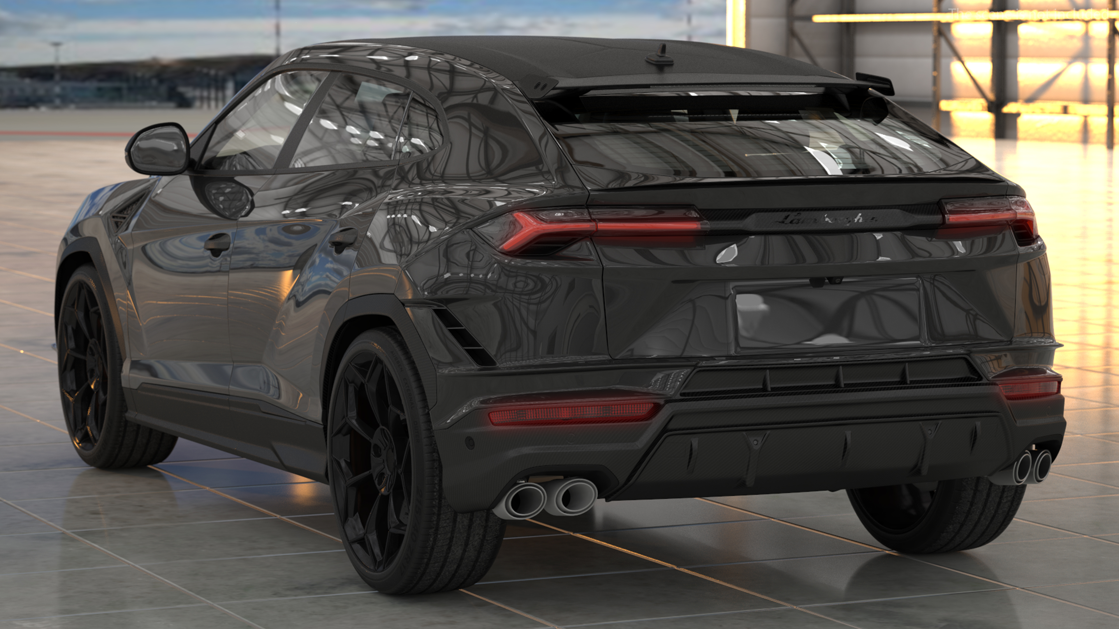 Super Luxury SUV Simple Interior 3D