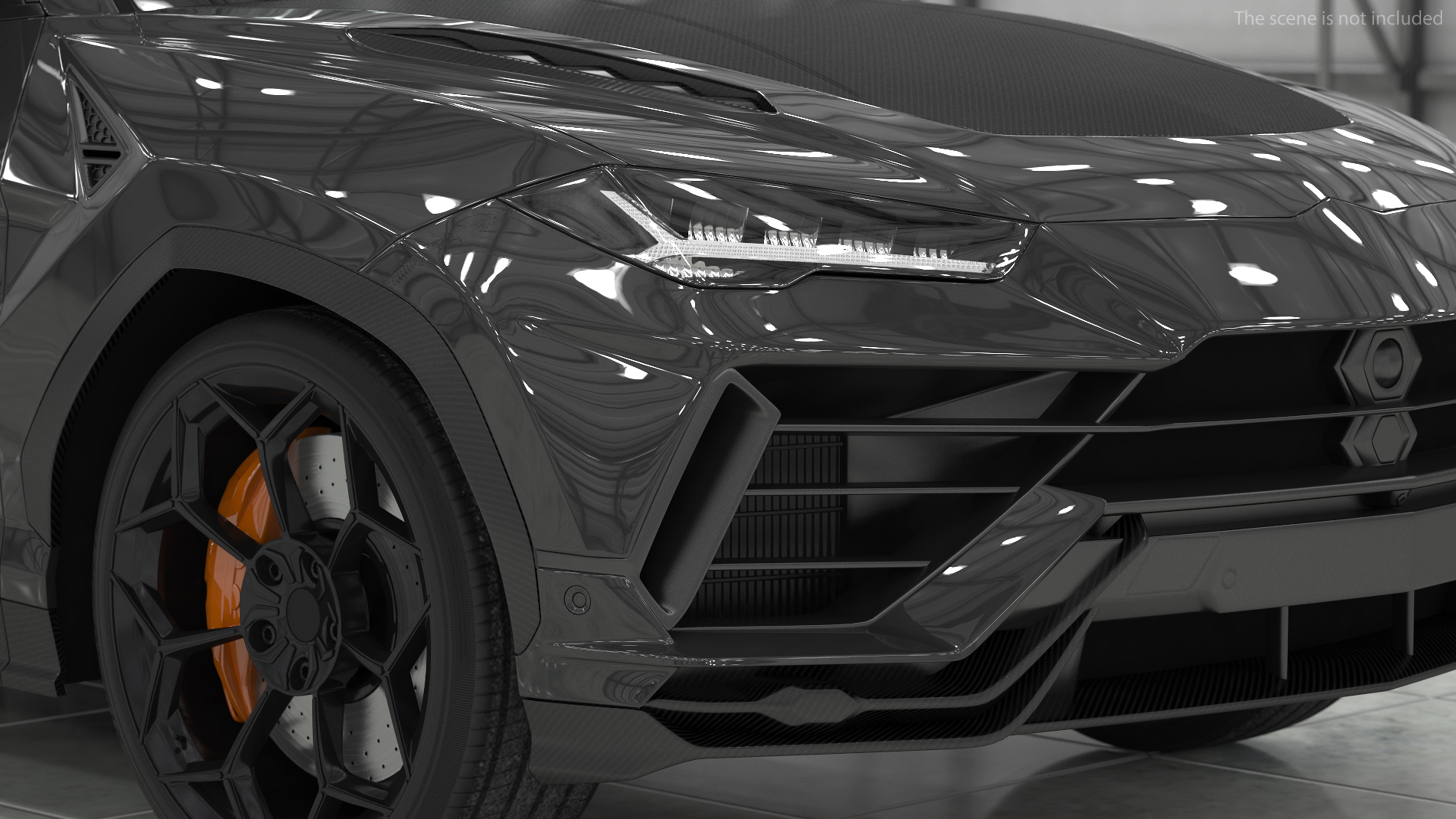 Super Luxury SUV Simple Interior 3D
