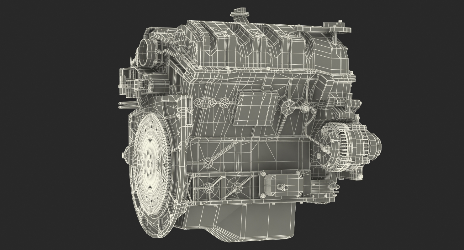 3D model Car Engine