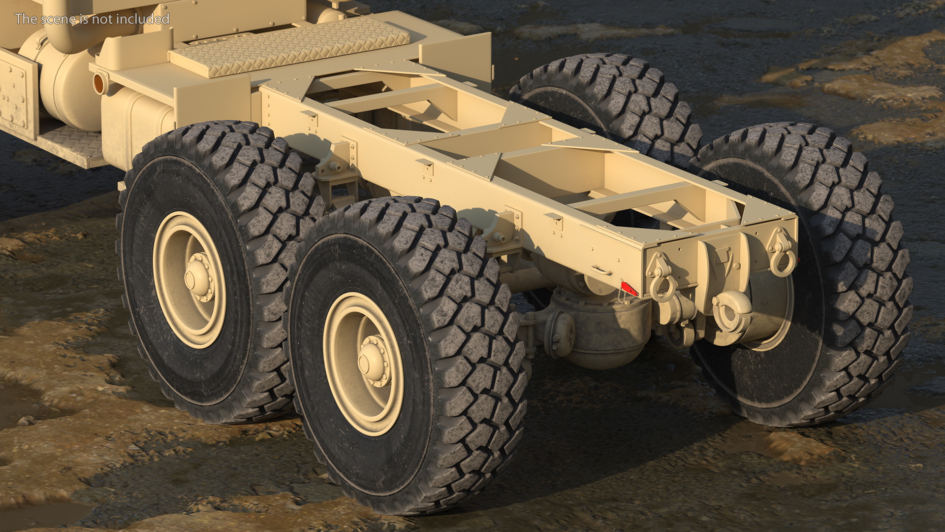 3D model M939 Military Truck Light