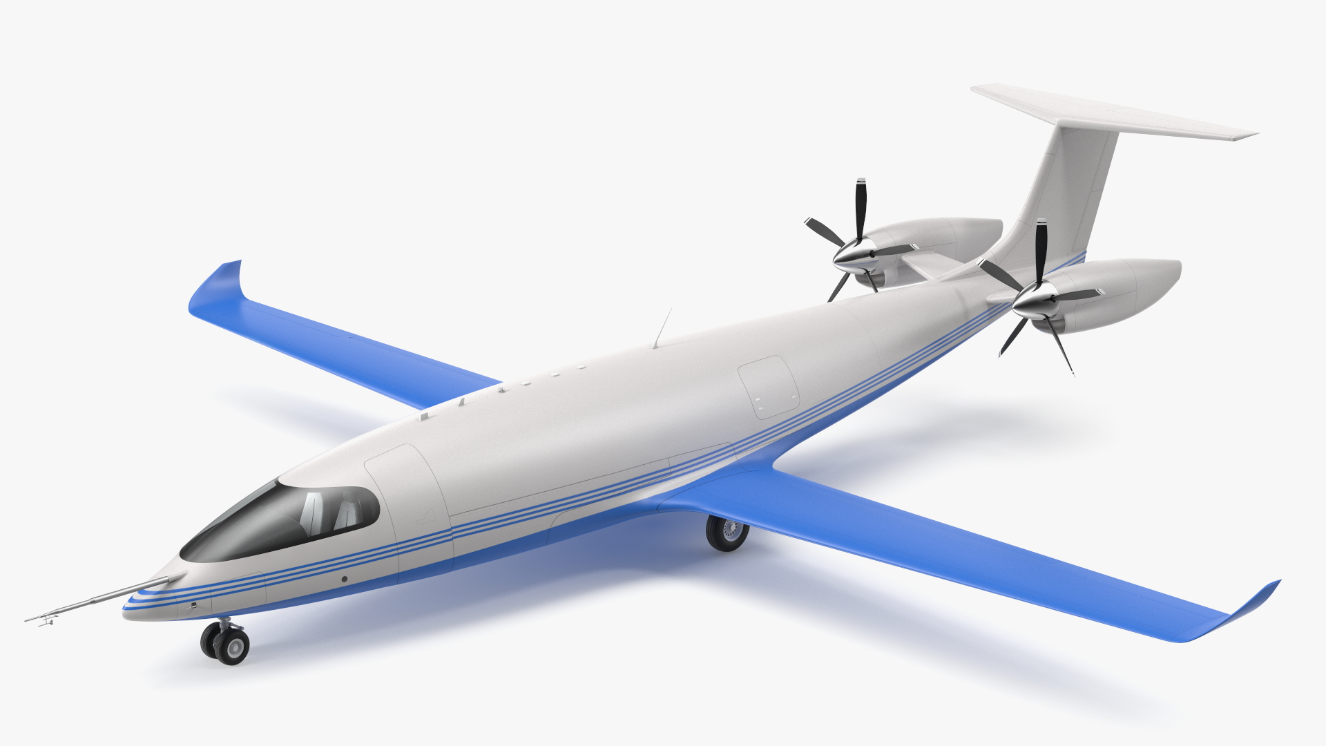 3D Electric Cargo Aircraft model