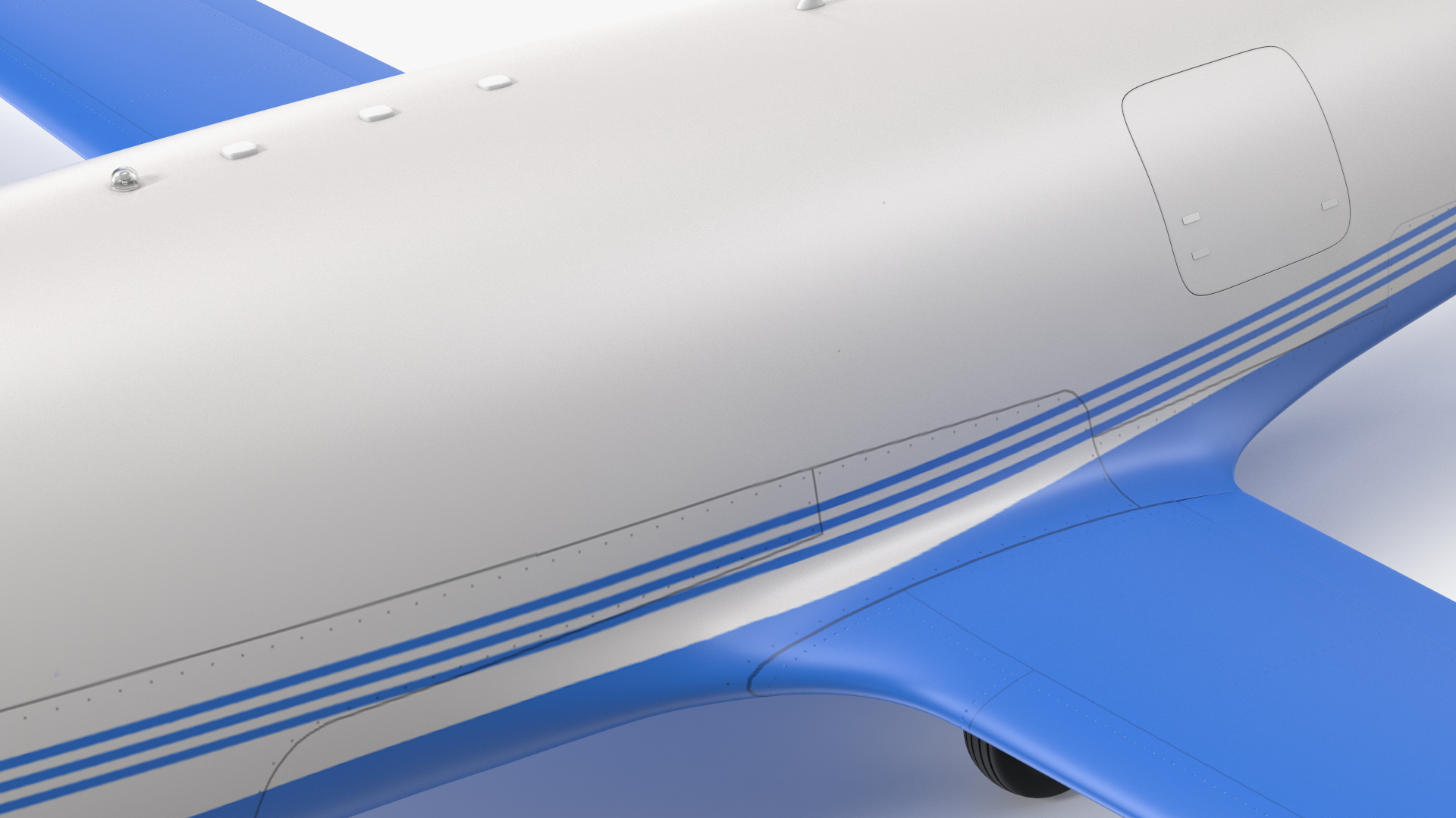 3D Electric Cargo Aircraft model