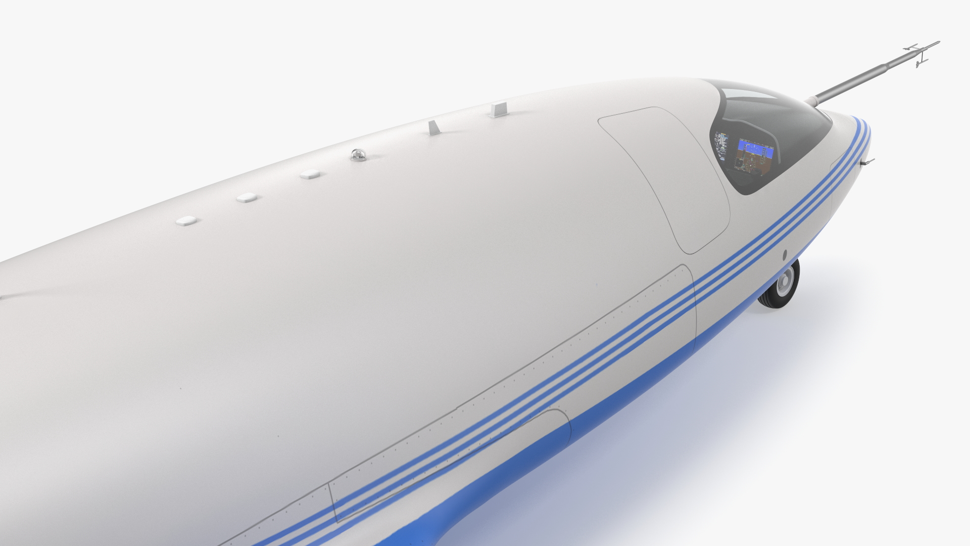 3D Electric Cargo Aircraft model
