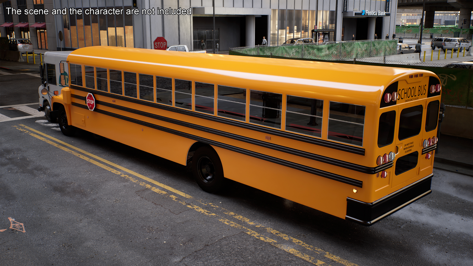 Old School Bus 3D model