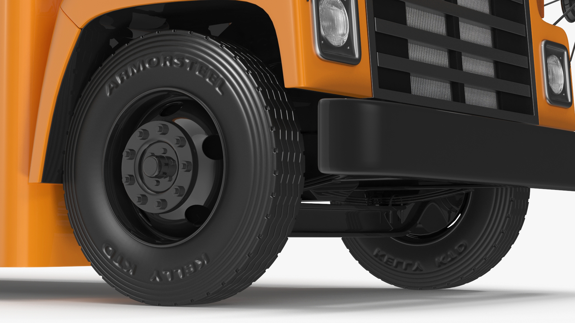 Old School Bus 3D model