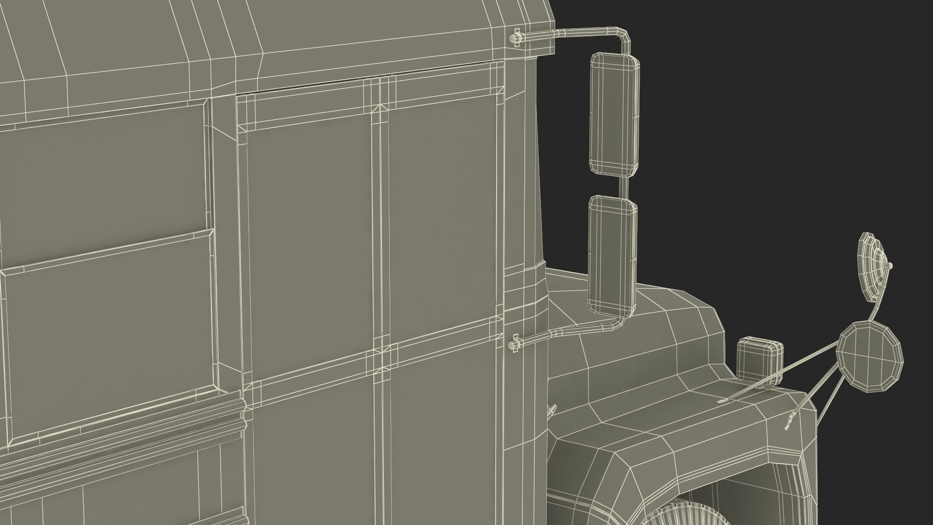 Old School Bus 3D model