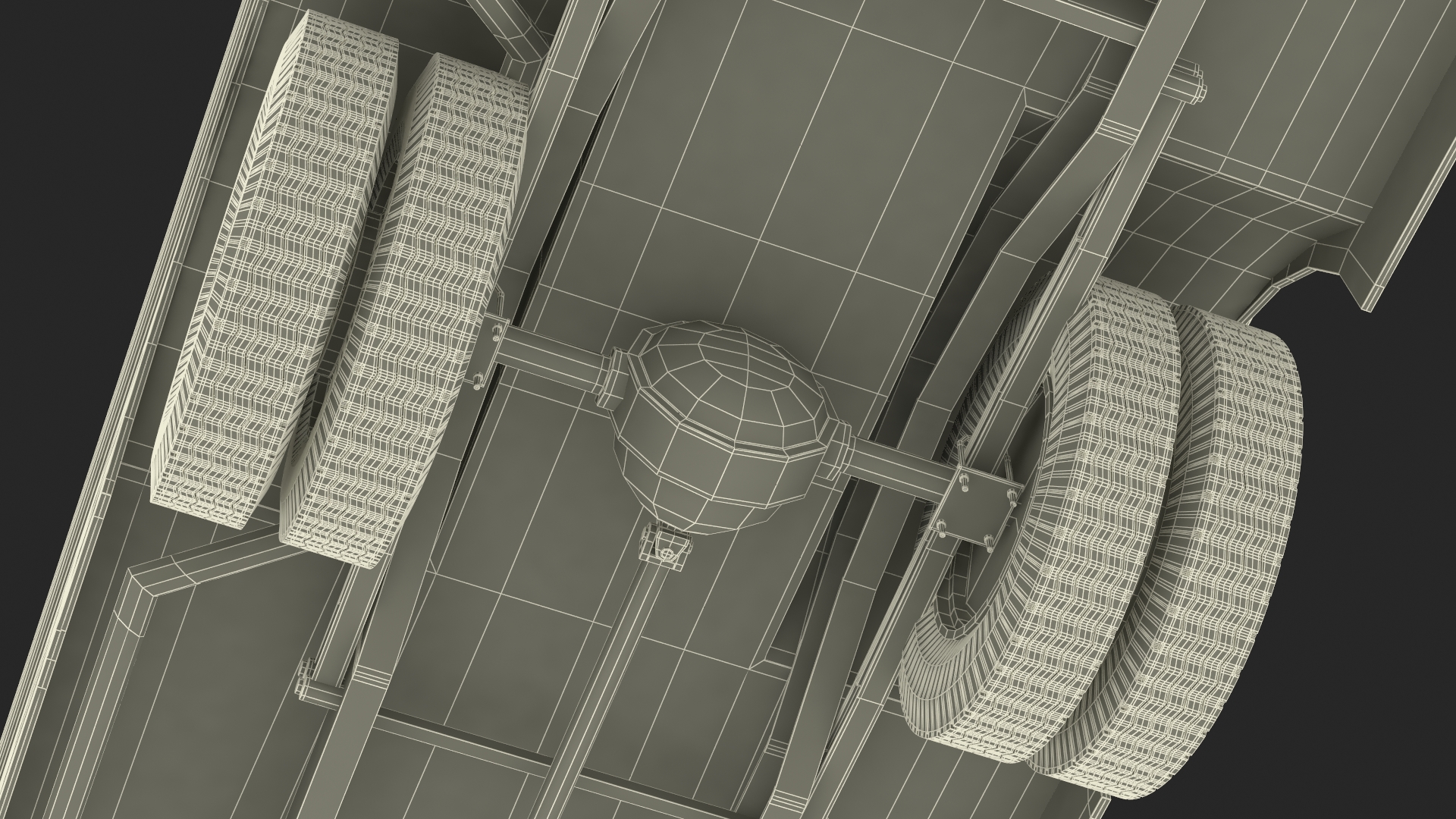 Old School Bus 3D model