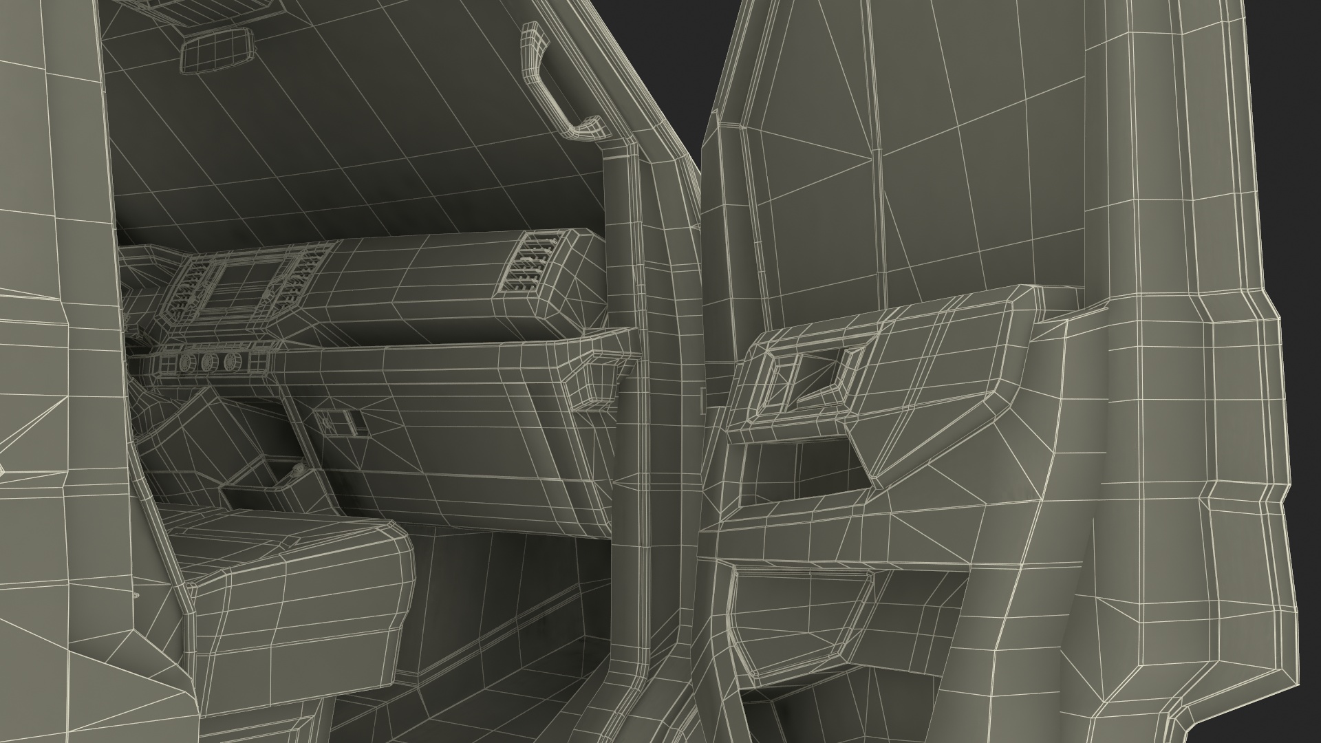 3D Volkswagen Crafter Van 2024 Black Color Rigged
