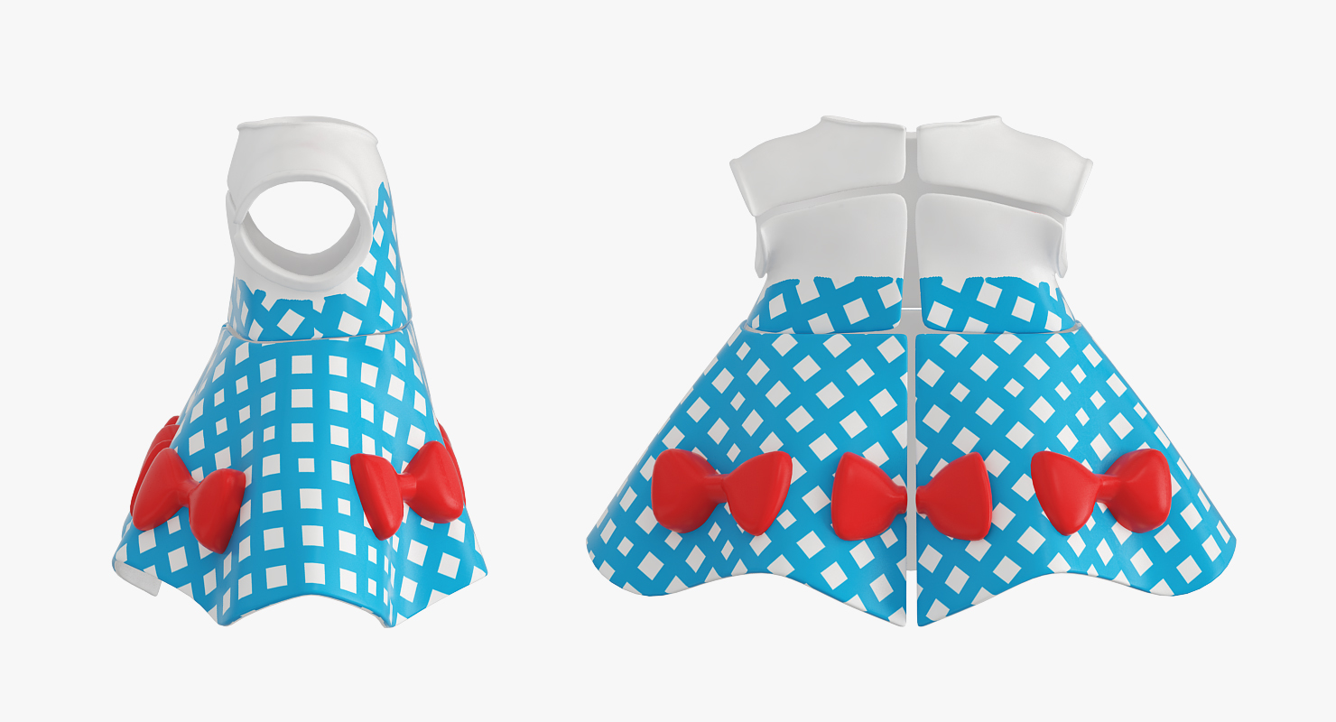 3D Doll Clothes Set