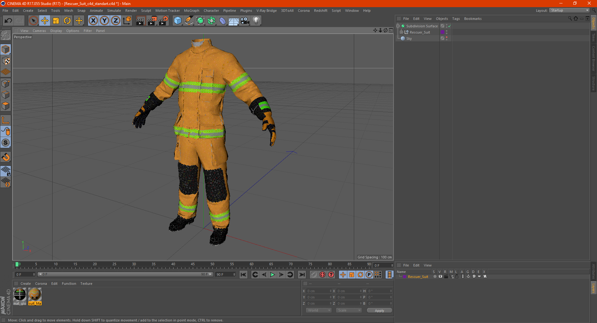 Rescuer Suit 3D