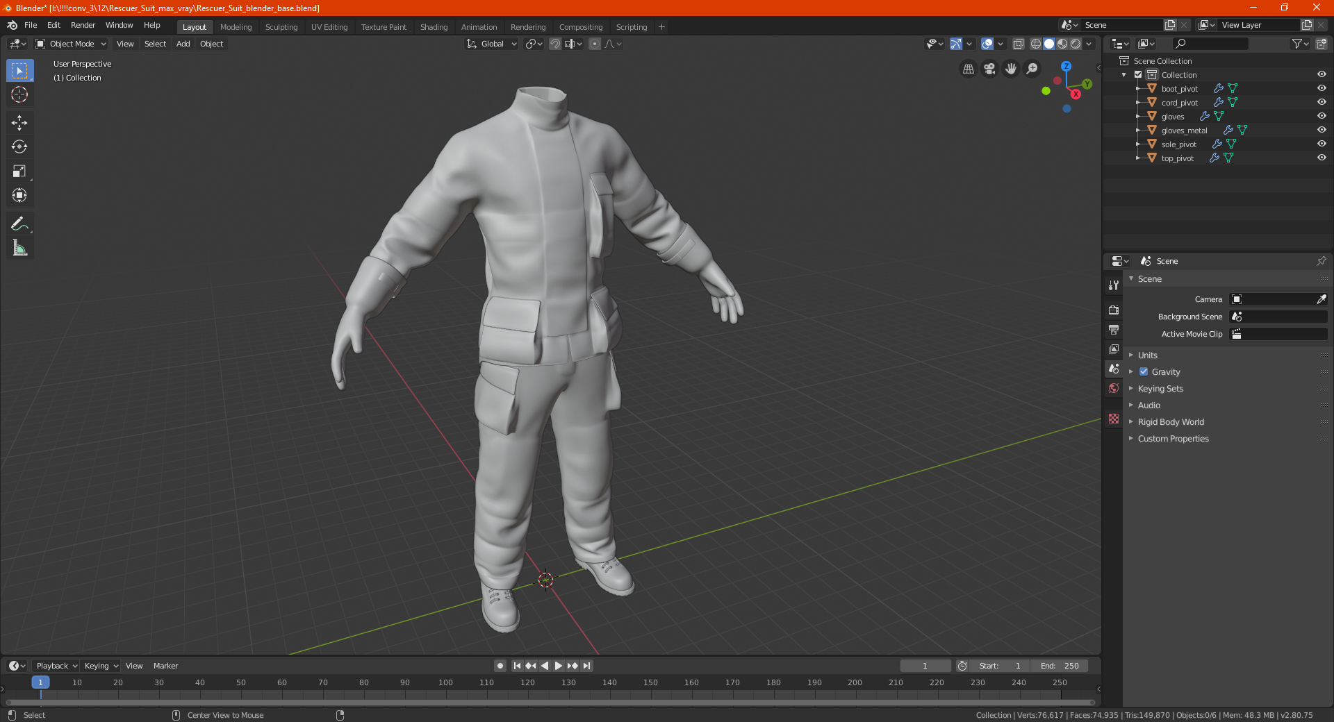 Rescuer Suit 3D