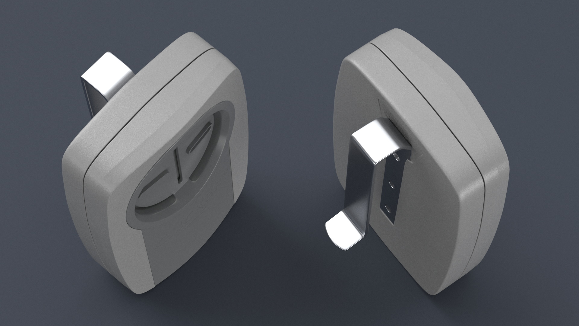 3D Garage Door Remote Gray model