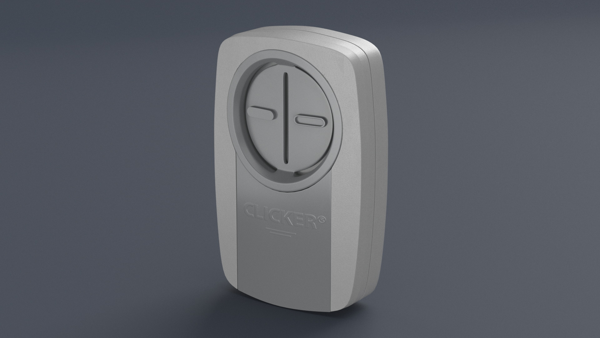 3D Garage Door Remote Gray model